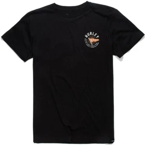Hurley Men's Everyday Flag Graphic Tee T-Shirt in Black - Picture 1 of 2