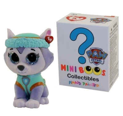 TY Beanie Boos Mini Boo 2" EVEREST Paw Patrol Mystery Chaser Hand Painted Figure - Image 1 of 3