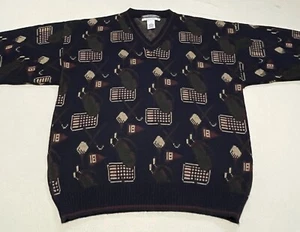 Golf Classics By Munsongwear Pullover Herren Medium Vintage Golfpullover V-Ausschnitt - Bild 1 von 8