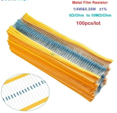 qt,10,20,50, or 100 x 1k Ohm Resistors 1/4 Watt - USA shipping