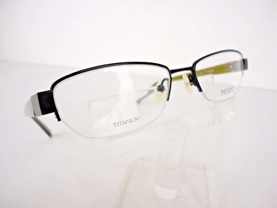 MODO TITANIUM Mod. 609 (BLK) Black 51 x 17 140 mm Eyeglass Frames - Image 1 of 4