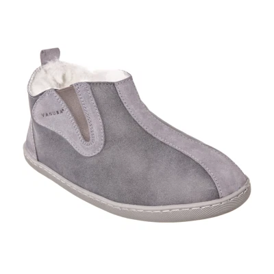 VANUBA Damen Pantoffeln Echtes Leder mit Lammfell Hausschuhe mit Wolle Lammwolle D01/04