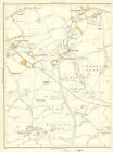 CRIGGLESTONE Woolley Durkar Newmillerdam Chapelthorpe Milnthorpe 1935 stara mapa