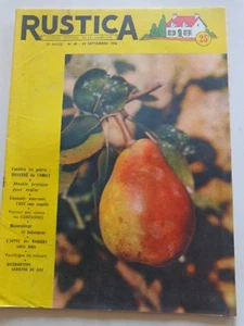 RUSTICA N° 39 - 1956 POIRES Doyenné du Comice - Bild 1 von 1