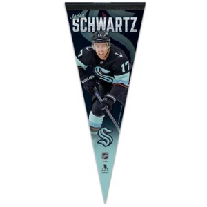 JADEN SCHWARTZ #17 SEATTLE KRAKEN ROLL UP PREMIUM PENNANT 12"x30" NEW WINCRAFT🏒 - Picture 1 of 1