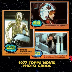 1977 TOPPS STAR WARS Trading Cards - Orange Series 4 - U Pick - Picture 1 of 131