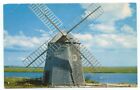 Cape Cod Massachusetts Bass River & Windmill Postcard