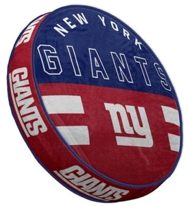 New York Giants NFL 15" Circle Plushlete Pillow-F2016243844 - Picture 1 of 2