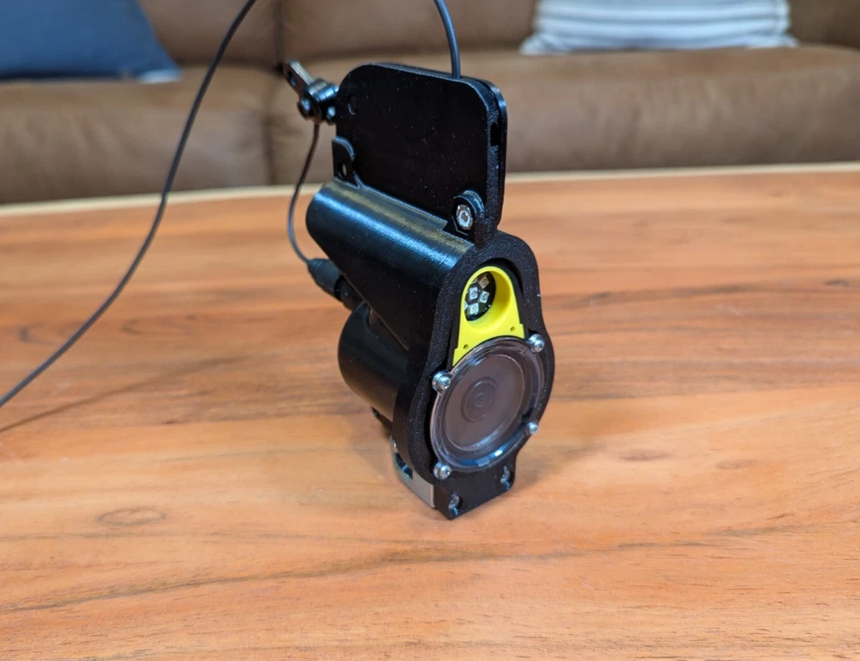 Persiguiendo Canfish CF1 Cámara Subacuática Montaje Superior Pesca en Hielo Ajustador de Ángulo Foto 1 de 4