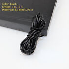 5M Genuine Leather Cord String DIY Jewelry Making Craft 1.5mm Round Trimming New