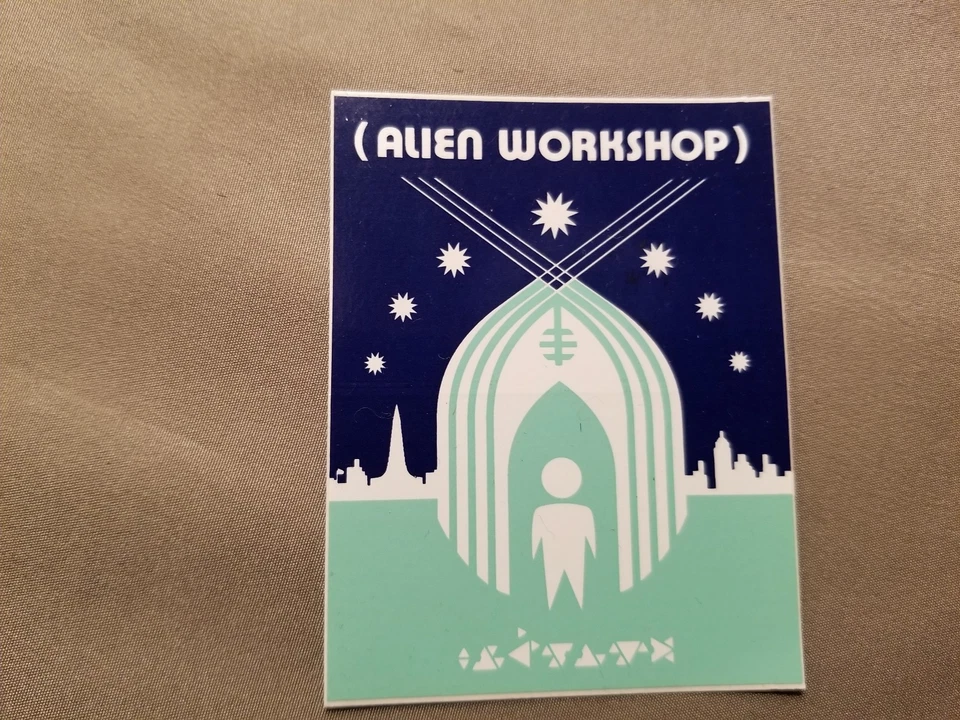 New Alien Workshop Mint Green "Shelter" Decal Sticker