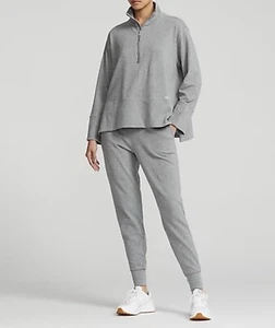 Ralph Lauren Women’s Plus Size Grey Terry Joggers Pants Size 1X NEW - Picture 1 of 11
