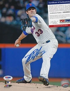 MATT HARVEY NEW YORK METS PSA/DNA AUTHENTICATED ACTION SIGNED 8x10 - Picture 1 of 1
