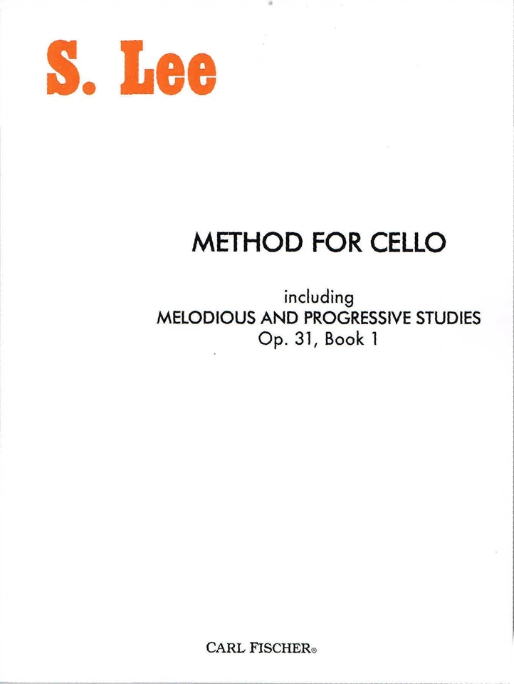 Method for Cello Including Melodious and Progressive Studies Op. 31, Book 1 (O.. - Image 1 of 1