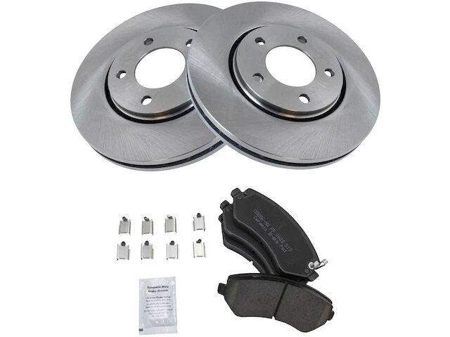 Front Brake Pad and Rotor Kit For 2001-2007 Dodge Caravan 2006 2005 2003 FX558SF Foto 1 de 1