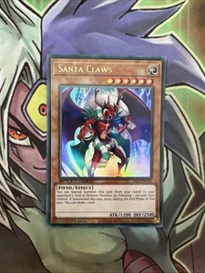 SS05-ENV01 Santa Claws Ultra Rare Speed Duels 1st Edition NM Yugioh Card - Picture 1 of 2
