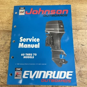 OMC Johnson Outboards Service Repair Manual 60 thru 70 Models Evinrude - Picture 1 of 16