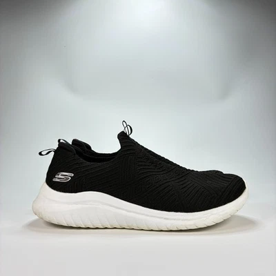 Skechers Ultra Flex Black Slip On Walking Shoes Comfort Fit 56110 Womens Size 10 - Image 1 of 4