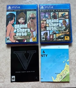 Grand Theft Auto: The Trilogy Definitive Edition & V (Sony PlayStation 4, 2021) - Imagen 1 de 20