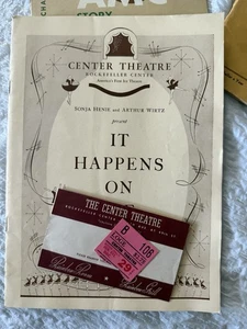 1941 Rockefeller Center-It Happens on Ice Dec 29, 1940 with original ticket stub - Picture 1 of 3