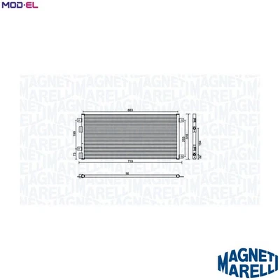 CONDENSER AIR CONDITIONING 350203887000 FOR IVECO DAILY/III/Platform/Chassis - Image 1 of 4