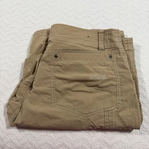 Pantaloncini cargo Kuhl uomo 36x10 outdoor marrone chiaro "nati in montagna" escursionismo campeggio - Foto 1 di 16