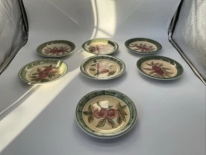 7 Gibson Everyday Apple Harvest Salad Plates 7 1/2” W - Picture 1 of 7