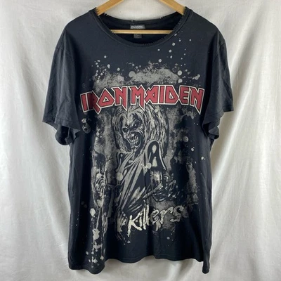 Iron Maiden Killers Mens T Shirt XL Extra Large Official Licensed Distressed - Image 1 of 4