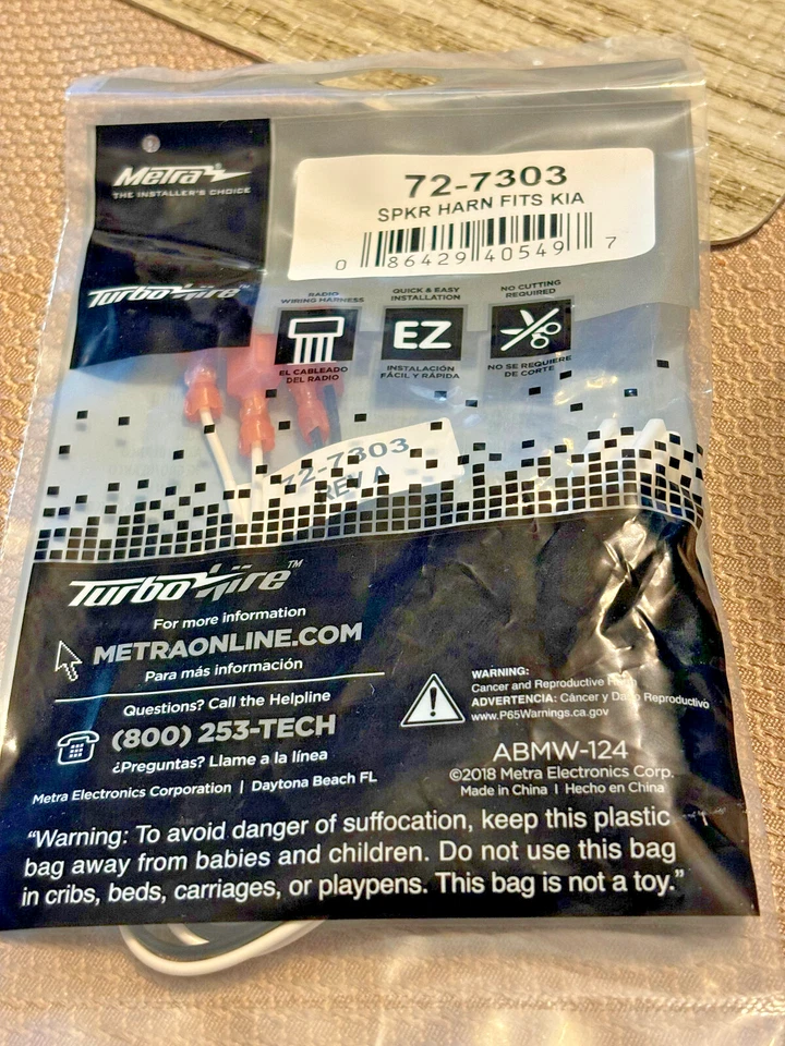 Metra 72-7303 | Arnés de altavoces para Hyundai Accent 2005-2020, Tucson, Azera Foto 1 de 1