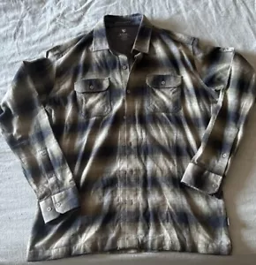 Kühl Shirt Men’s Large Green Flannel Button Down Long Sleeve Metal Buttons - Picture 1 of 6