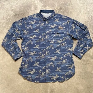 Columbia PHG Herren XL Sharptail Flannel Cast N Blast Fischjagd Langarm Hemd - Bild 1 von 11