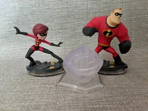 Disney Infinity Pixar Mr. Mrs. Incredibile, Set Gioco Figure Cubo INF-100001 - Foto 1 di 11