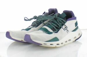 Y29 $150 Women's Sz 7.5 M On Cloudnova Mesh Running Sneakers - White/Purple