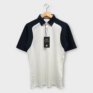 Galvin Green Golf Men's Polo Shirt Massimo (White/Navy) - Small (S) - Picture 1 of 2