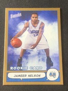 2004-05 Topps Bazooka Gold Jameer Nelson #214 Rookie RC