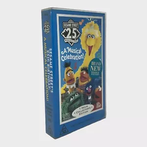 Sesame Street - 25 Wonderful Years: A Musical Celebration! VHS - Vintage 1994 - Picture 1 of 16
