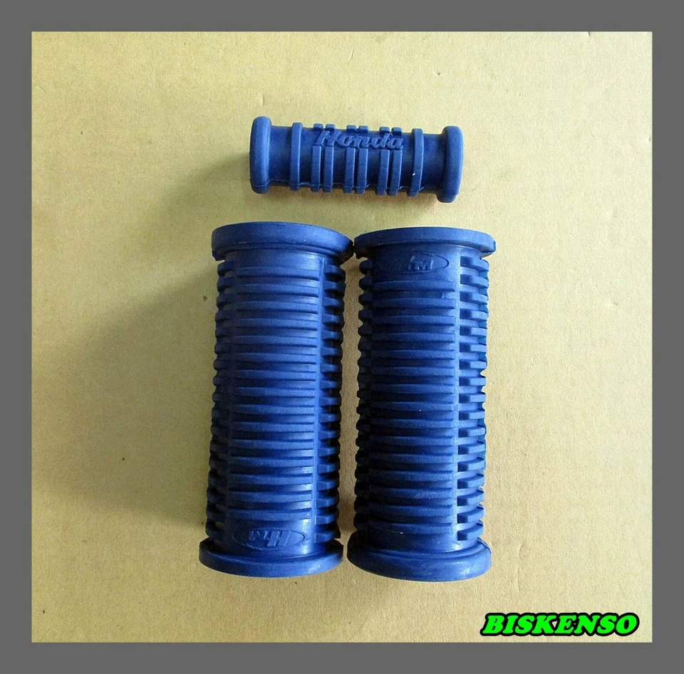 Fit Honda CB100 CB125 CB175 Front Foot Peg & Kick Starter Rubber  Blue #BI5870# Foto 1 de 4