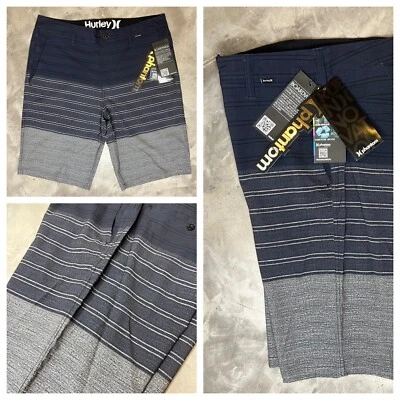 Pantalones Cortos Hurley Phantom Blockade BW Híbridos Para Hombres 30 Sumergibles Negro Gris NUEVO Foto 1 de 4