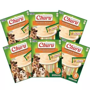 INABA Dog Churu Chicken 160G x 6 Packs - Picture 1 of 2