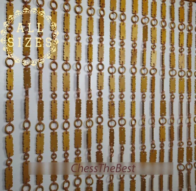Cortina de puerta de madera, cortinas de cuentas personalizadas para puerta, cortina de cadena hecha a mano Foto 1 de 4