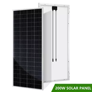 200W Watt Solar Panel 12v Mono Solar Panel RV Camping Home Off Grid Caravan Boat - Picture 1 of 6