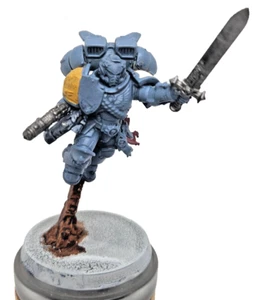 Warhammer 40k Space Marine Jump Pack Captain Space Wolves Painted Games Workshop - Picture 1 of 7