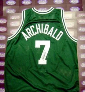 Nate Archibald autographed Jersey (Boston Celtics) PSA Hologram AW COA - Picture 1 of 2