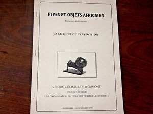 TABACOLOGIE PIPE ETUDE PIPES ET OBJETS AFRICAIN LIEGE 1995 - Picture 1 of 7