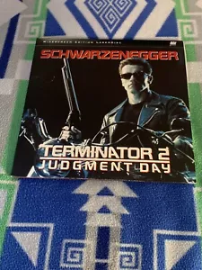 SCWARZENEGGER TERMINATOR 2 JUDGEMENT DAY WIDESCREEN EDITION LASERDISC CLEAN VG - Picture 1 of 8