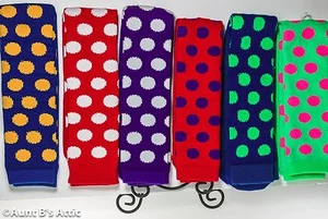 Socks Novelty Polka Dot Quality Adult Knee High Clown Tube Socks One Size - Picture 1 of 2
