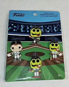 EVERETT AQUASOX Pin Set Of 4 Webbly Mascot FUNKO Field Enamel Pin Set July 2022 - Picture 1 of 3