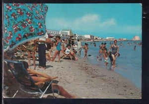 Cartolina Casa L'Abbate Veduta della Spiaggia ANIMATA RD195 - Picture 1 of 1