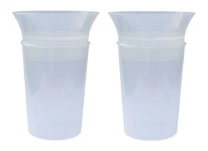 2 Heidi Beakers w/ Dribble Reduction, Flow Regulation, Shatterproof Construction - Picture 1 of 2