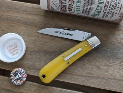 GEC Great Eastern Cutlery #47 Northfield Viper 470123 hueso amarillo liso Foto 1 de 4